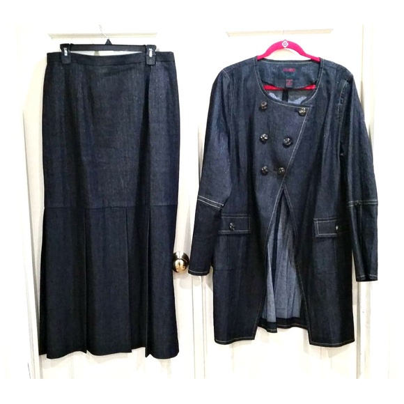 ashro denim suits